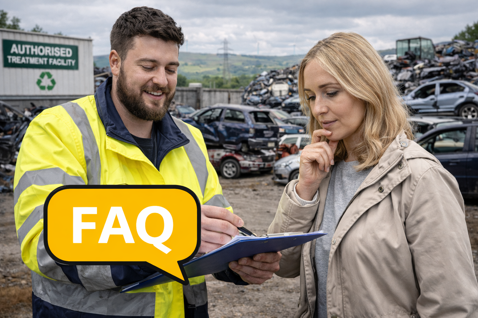 Scrap car FAQs and advice in Liversedge